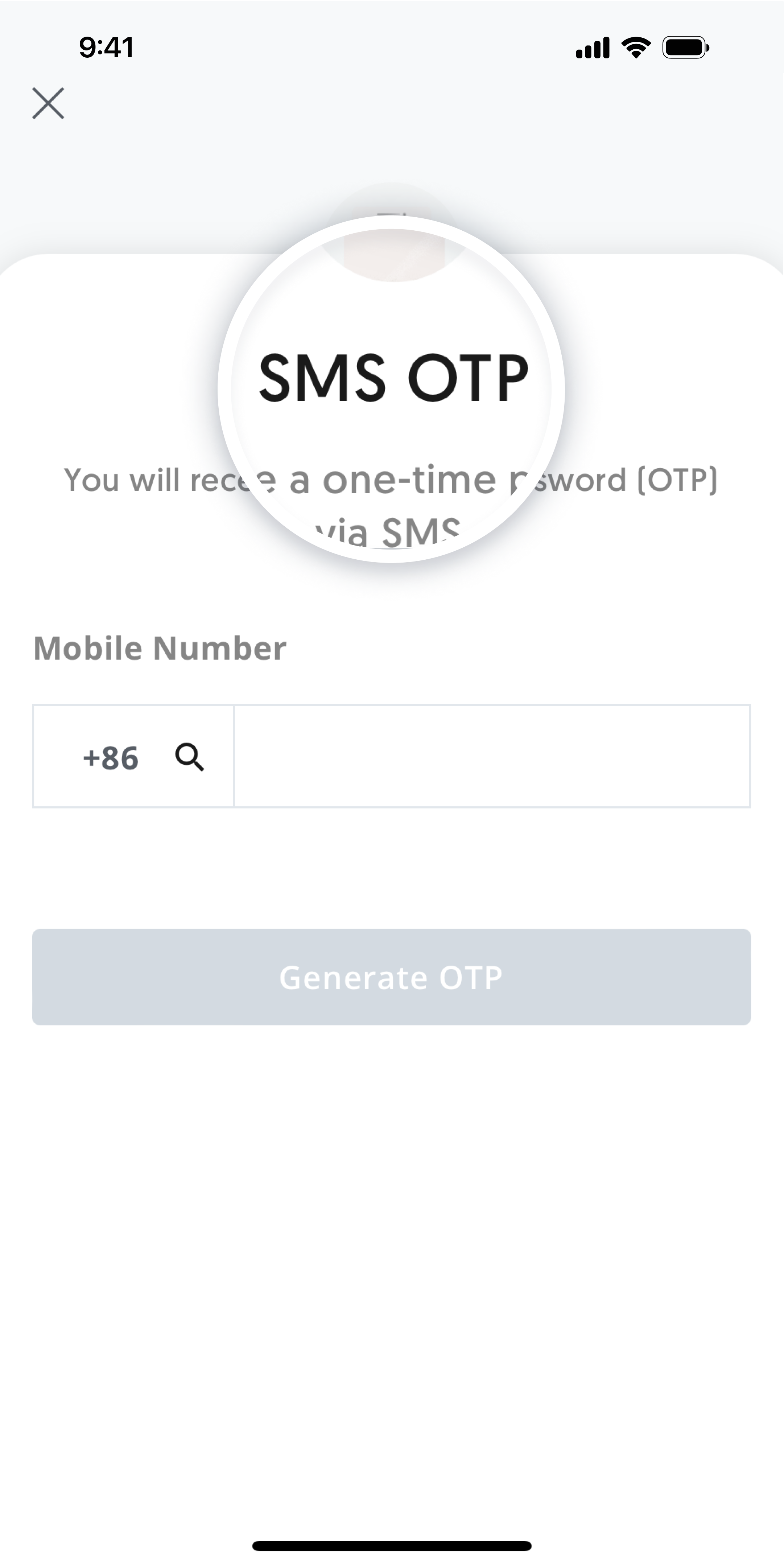 Verify your mobile number and email address